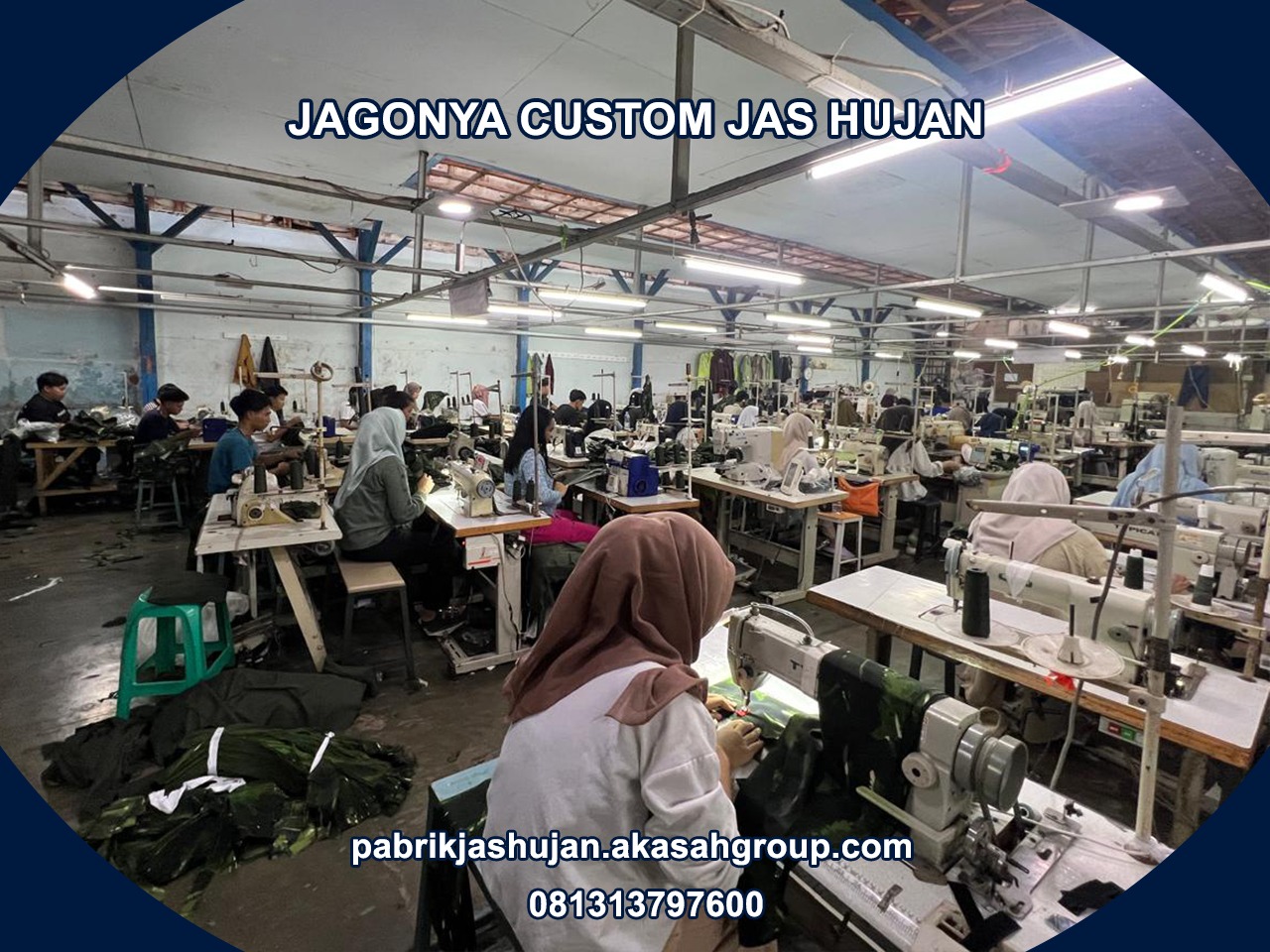 081313797600 Pabrik Konveksi Pusat Jasa Pembuatan Jas Hujan Custom Terpercaya Berpengalaman Harga Murah Kualitas Bagus Setelan Jubah Ponco 1
